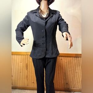 Gray suit striped vintage